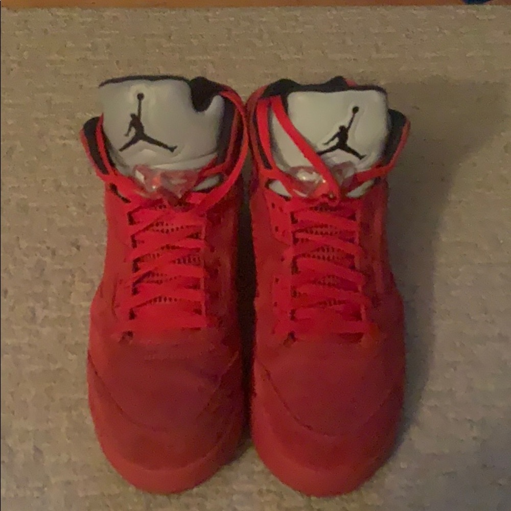 Jordan 5 retro “red suede”